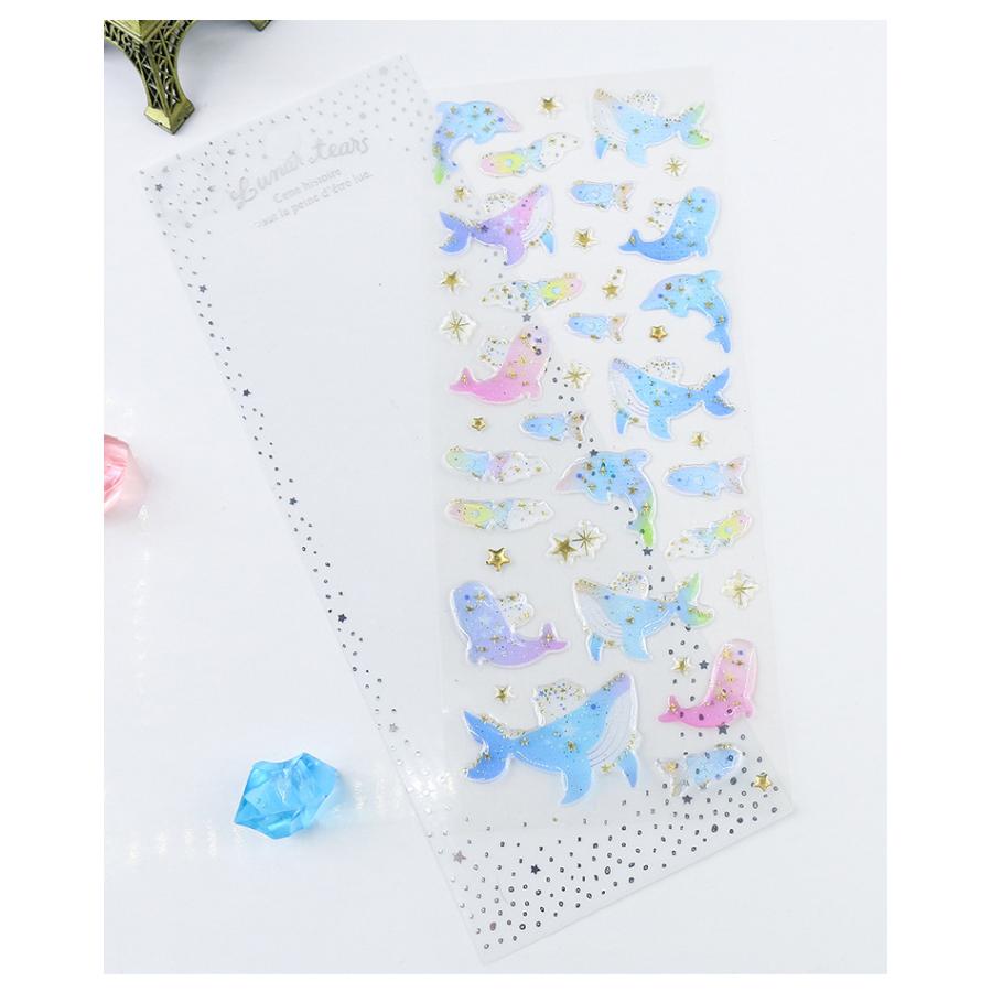 手帳 シール かわいい 12枚セット 手帳シール 手帳ステッカー シール デコシール キラキラ デコ おしゃれ 手帳用シール 送料無料 |  | 15