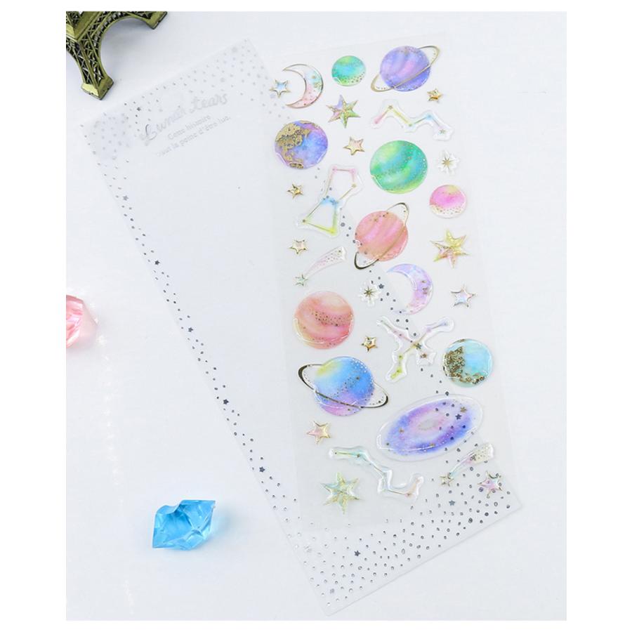 手帳 シール かわいい 12枚セット 手帳シール 手帳ステッカー シール デコシール キラキラ デコ おしゃれ 手帳用シール 送料無料 |  | 07