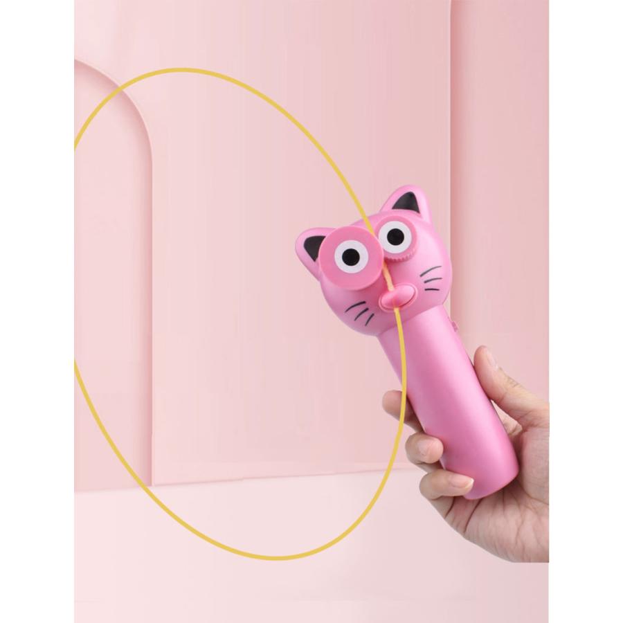 ストリングトイ ロープランチャー ロープランチャースラスター ローププロペラ ロープストリングコント 子供おもちゃ 猫型 かわいい おしゃれ  送料無料 |  | 02