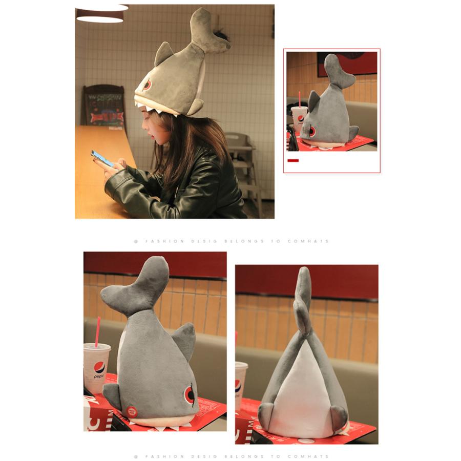 コスプレ 仮装 サメ イベント パーティー 変装グッズ 爆笑 新年会 忘年会 食事会 歓迎会 おもしろ かぶりもの  送料無料 |  | 04