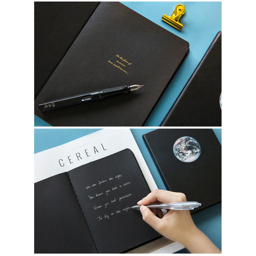 黒のノート Amazon | ライフ VINCENT ノート 8mm横罫 A5 黒 N185E | ノート