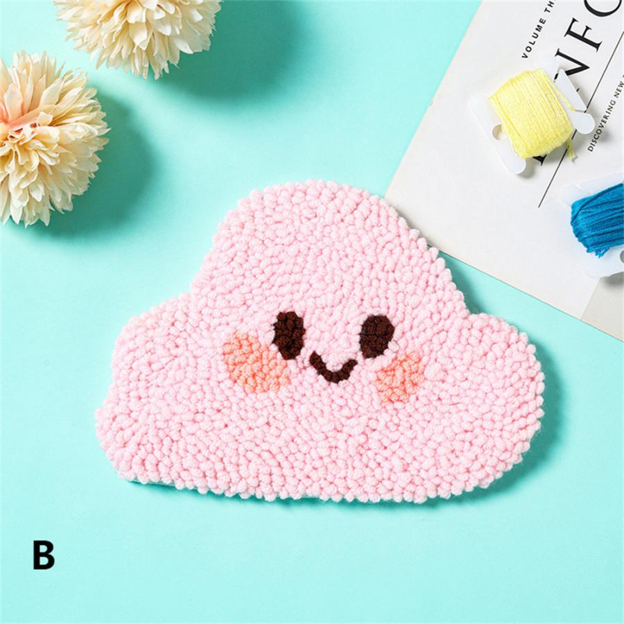 パンチニードル 材料道具キット コースター材料キット ニードルパンチ 刺繍 手芸材料セット 刺繍枠 ニードルペン 図案 布セット 毛糸 中級者向け 送料無料 |  | 06