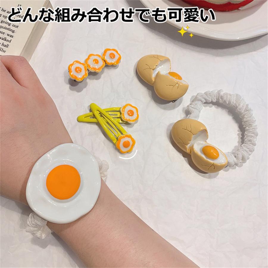 ヘアアクセサリー セット ヘアゴム ヘアピン かわいい おしゃれ 卵型 目玉 髪飾り ヘアクリップ 子供っぽい 子供 キッズ 女の子 ５種 送料無料 |  | 02