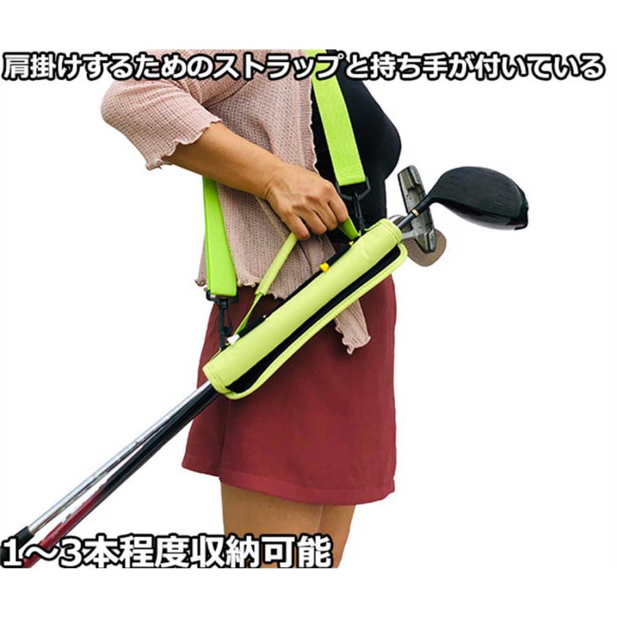 クラブケース 3本収納 コンパクト 軽量 練習用 ゴルフケース
