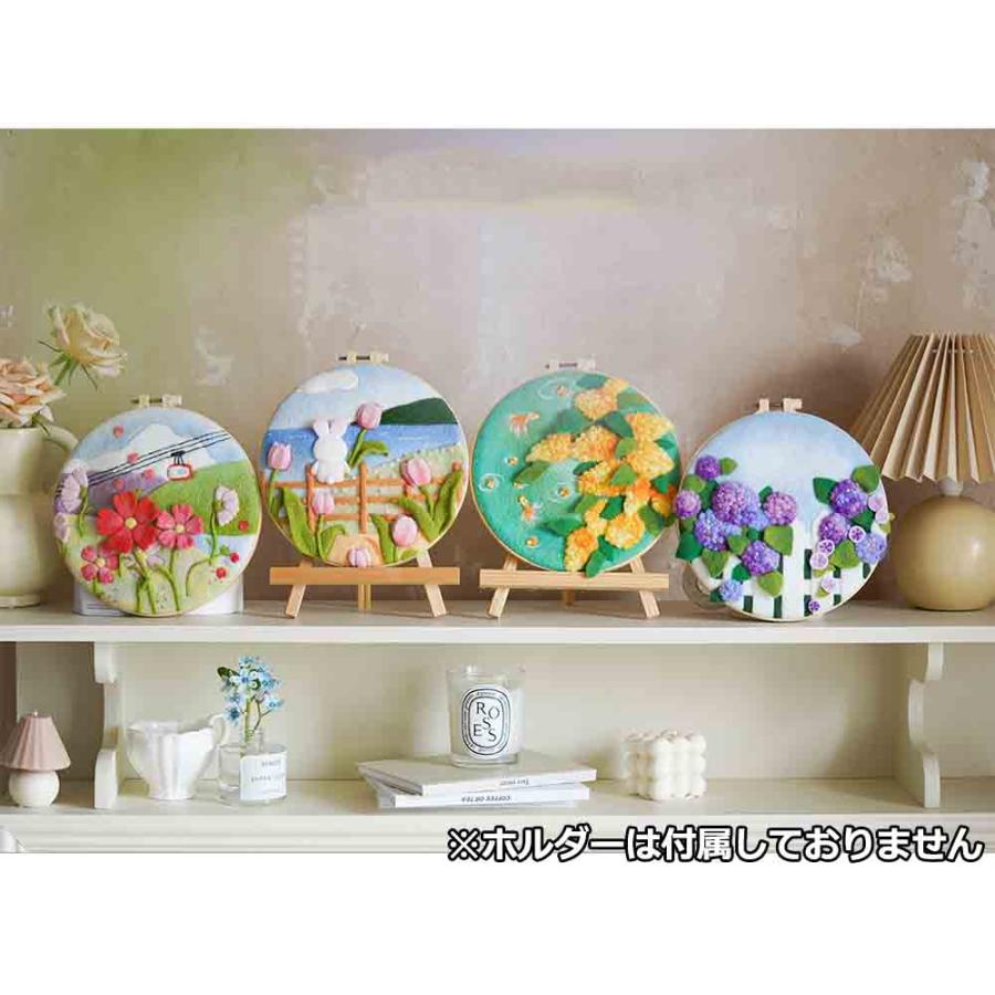 羊毛フェルトキット 材料道具キット 手芸材料セット 手作り 刺繍枠 ニードル 羊毛 図案 布セット 動画サポート フェルトツール 初心者 簡単さ 手軽さ 送料無料 |  | 01