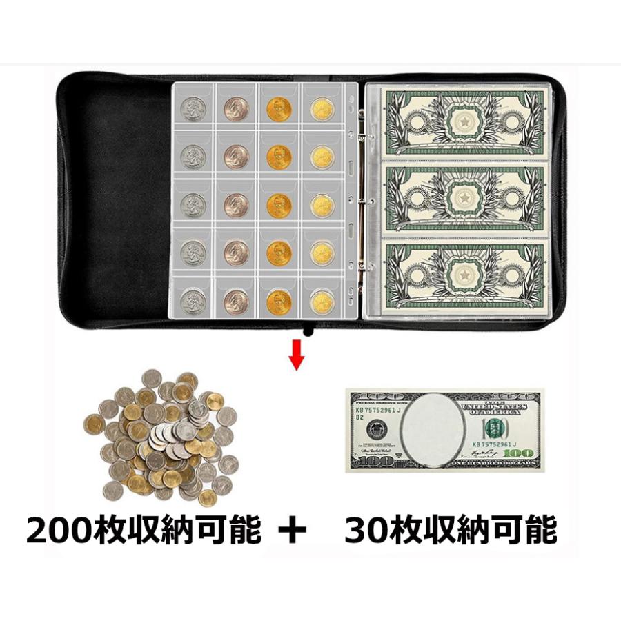 コインアルバム 紙幣アルバム ホルダー コイン収集 コレクション 紙幣コレクション 紙幣 収納 お札 コレクション 記念硬貨収集 記念コイン 送料無料 |  | 02