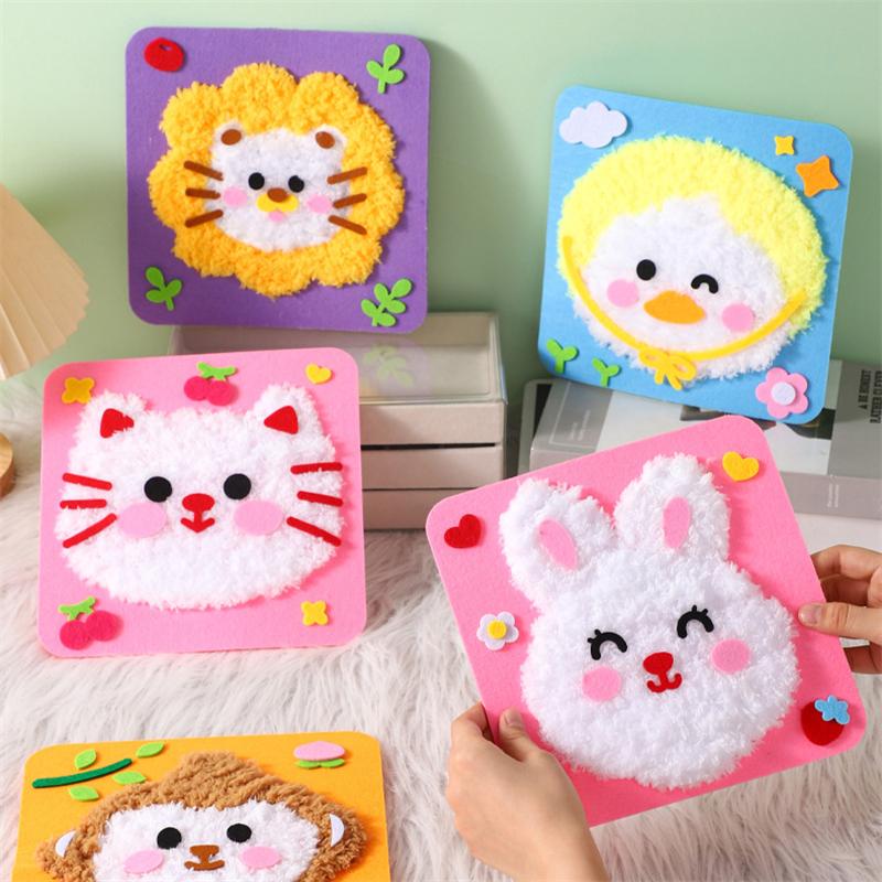 子供手芸キット 子供のパンチニードル アニマル 手作りキット 動物 ネコ ウサギ 材料キット 手作り かわいい キット ハンドメイド 送料無料 |  | 12