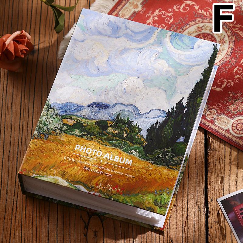 写真アルバム　L判　ゴッホ　フォトアルバム　ポケットアルバム　200枚収納　ゴッホ　収納写真サイズ　写真 収納　大容量アルバム　送料無料 |  | 17