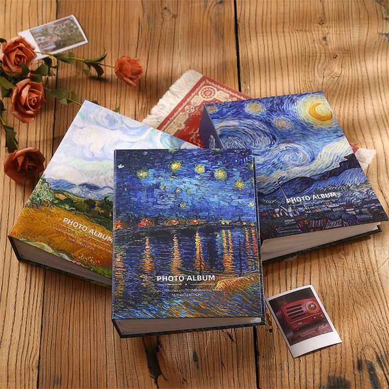 写真アルバム　L判　ゴッホ　フォトアルバム　ポケットアルバム　200枚収納　ゴッホ　収納写真サイズ　写真 収納　大容量アルバム　送料無料 |  | 19