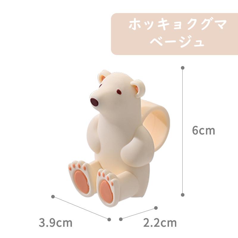 ドアレバークッション くま 熊 クマ ぶつかり防止  かわいい シリコン インテリア 子供部屋 雰囲気 壁の傷つき防止 おしゃれ 柔軟 送料無料 |  | 21