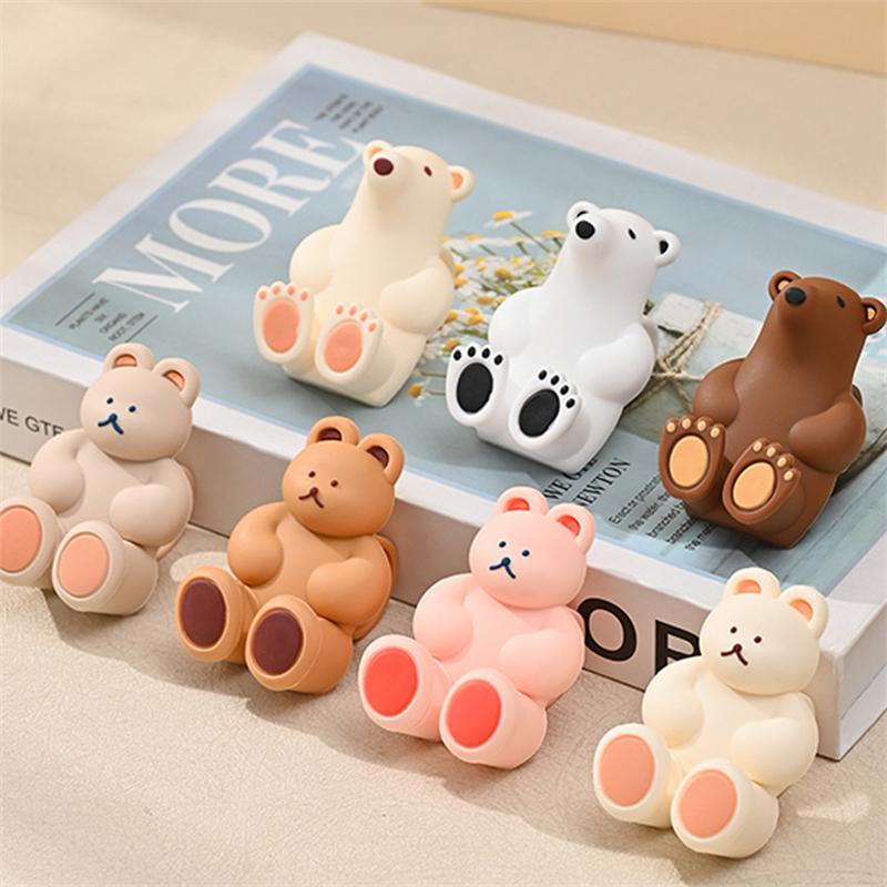 ドアレバークッション くま 熊 クマ ぶつかり防止  かわいい シリコン インテリア 子供部屋 雰囲気 壁の傷つき防止 おしゃれ 柔軟 送料無料 |  | 22