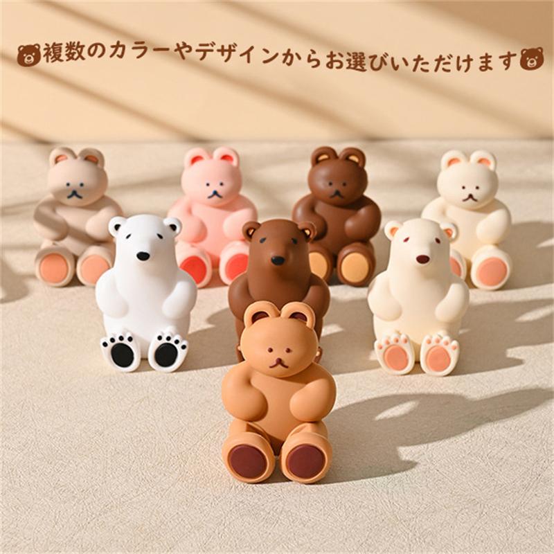 ドアレバークッション くま 熊 クマ ぶつかり防止  かわいい シリコン インテリア 子供部屋 雰囲気 壁の傷つき防止 おしゃれ 柔軟 送料無料 |  | 09
