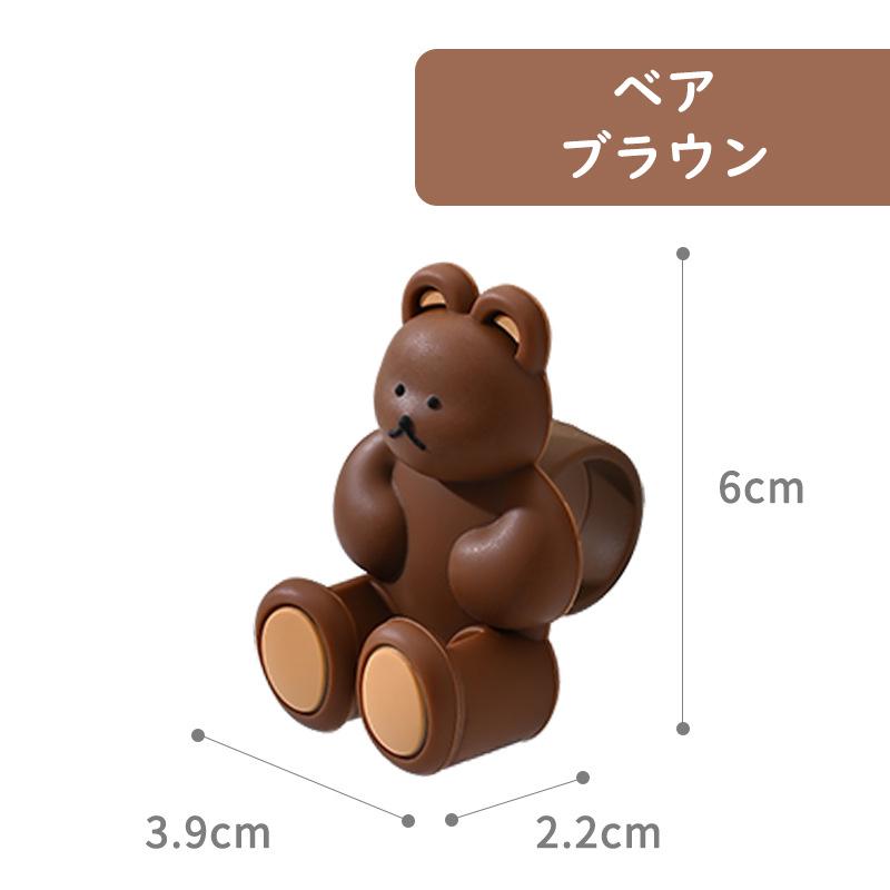 ドアレバークッション くま 熊 クマ ぶつかり防止  かわいい シリコン インテリア 子供部屋 雰囲気 壁の傷つき防止 おしゃれ 柔軟 送料無料 |  | 14