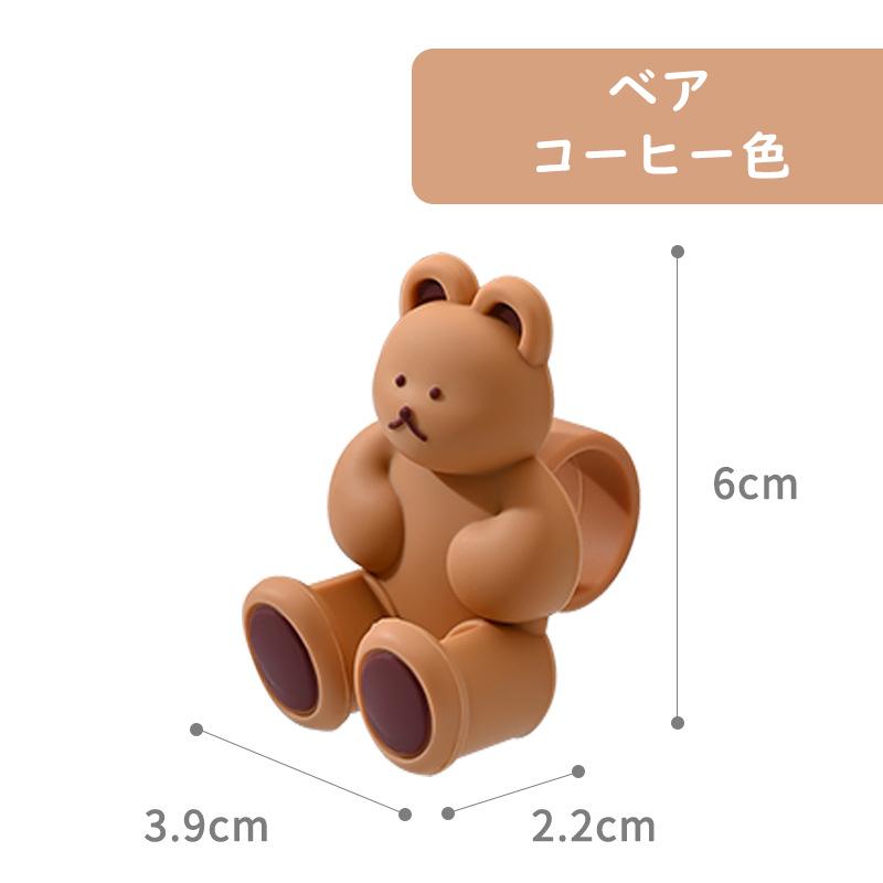 ドアレバークッション くま 熊 クマ ぶつかり防止  かわいい シリコン インテリア 子供部屋 雰囲気 壁の傷つき防止 おしゃれ 柔軟 送料無料 |  | 15