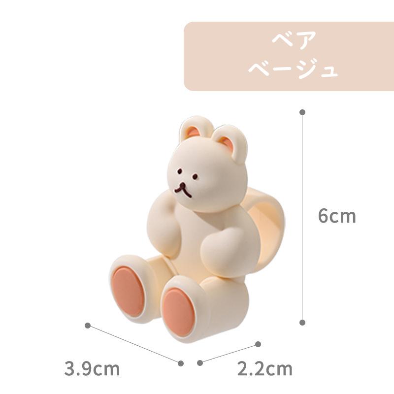 ドアレバークッション くま 熊 クマ ぶつかり防止  かわいい シリコン インテリア 子供部屋 雰囲気 壁の傷つき防止 おしゃれ 柔軟 送料無料 |  | 16