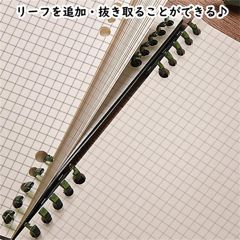 オープンリング方眼ノート 方眼ノート 方眼罫 リングノート リング綴じ 仕事 ビジネス おしゃれ かわいい クリスマス プレゼント 誕生日 ギフト 送料無料 |  | 13