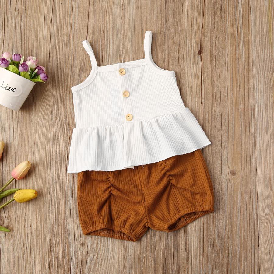 子供 女の子 上下セット 服 パジャマ キャミソール パンツ 上下セット ルームウェア 部屋着 無地 柔らかい 春夏秋 通気性 クリックポスト 送料無料 |  | 04