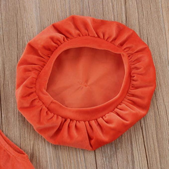 パンプキン  ハロウィン ロンパース 90  100 かぼちゃ コスプレ コスチューム 仮装 女の子 男の子 ベビー服 ボディスーツ 帽子付き 撮影 パーティー 送料無料 |  | 04