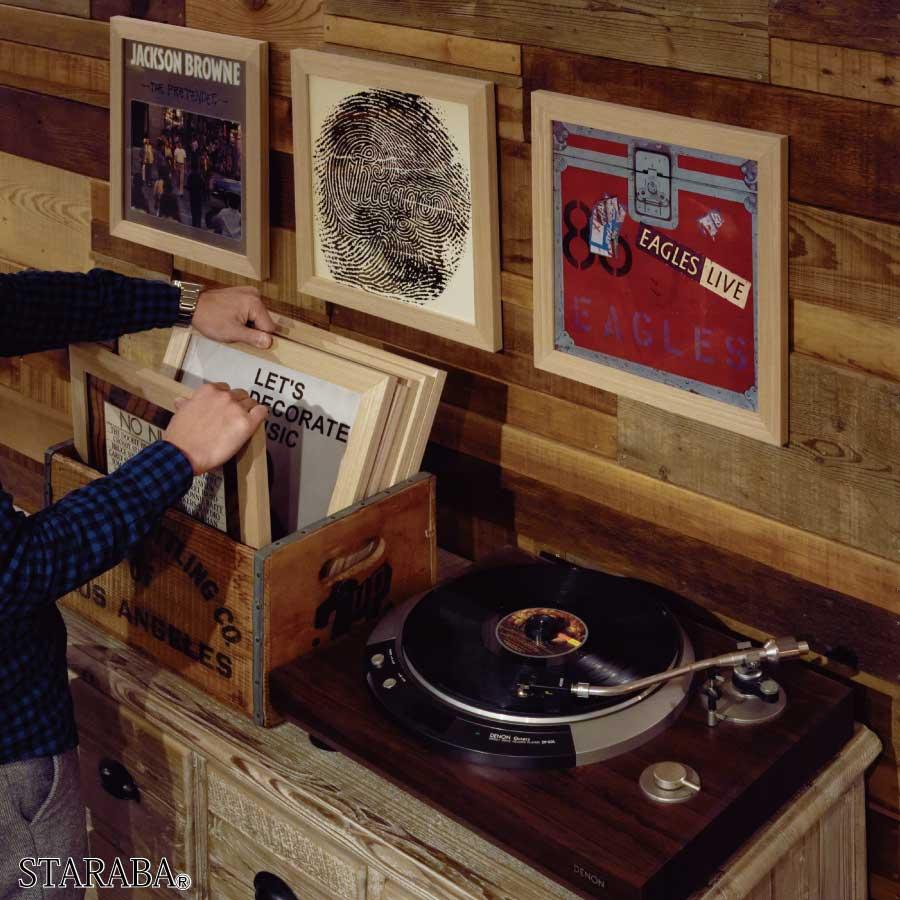 レコード フレーム ジャケット 展示 装飾 内装 オシャレ カッコいい