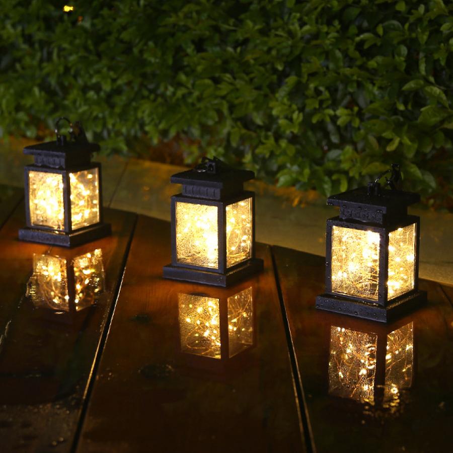 ランタン ガーデンライト LED ソーラー式 ソーラー充電 ソーラーパネル 防水 光 自動 屋外照明 庭 ガーデン 長寿命 おしゃれ 送料無料 |  | 05