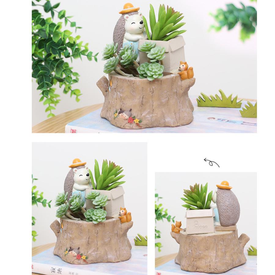 植木鉢 はりねずみ ハリネズミ 母の日 ガーデニングオブジェ 鉢植え フラワープランター 多肉植物 サボテン ミニ プランター おしゃれ 可愛い 送料無料 Yk376 Staraba 通販 Yahoo ショッピング