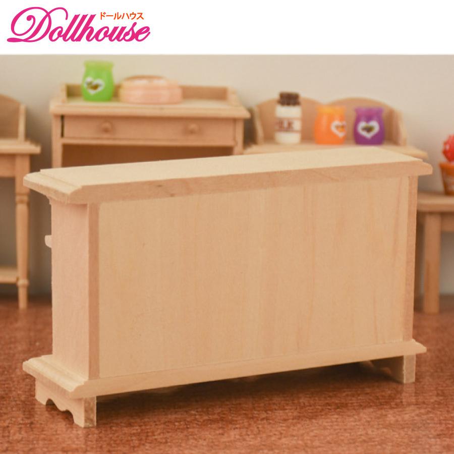 ドールハウス タンス 棚 ミニチュア 家具 木製 1/12 送料無料