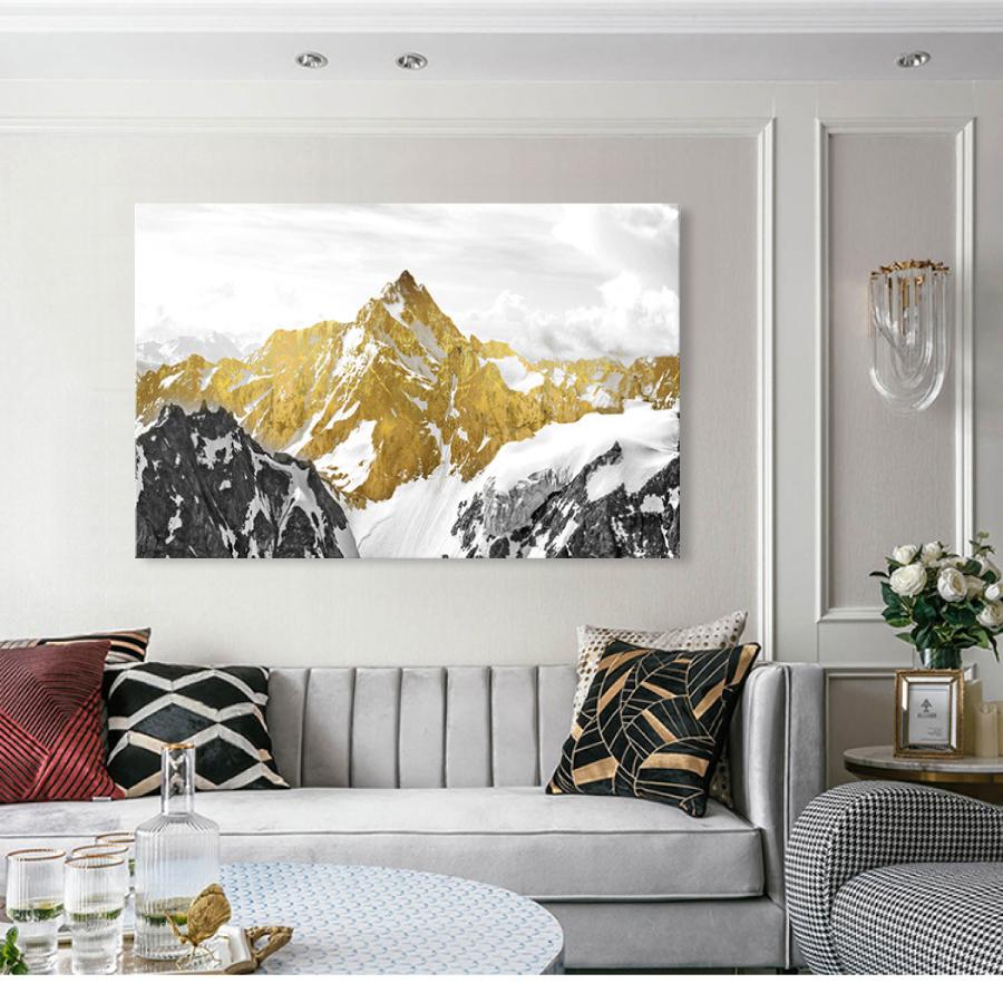 ファブリック パネル 山 風景 山脈 インテリア アートパネル リビング