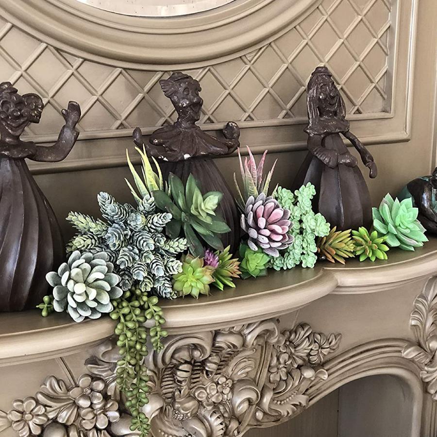 激安通販販売 人工多肉植物 フェイクグリーン 16個セット 鉢植え リアル 装飾用 フェイク植物 人工アロエサボテン 多肉植物 茎 フェイク多肉植物 送料無料 Wantannas Go Id