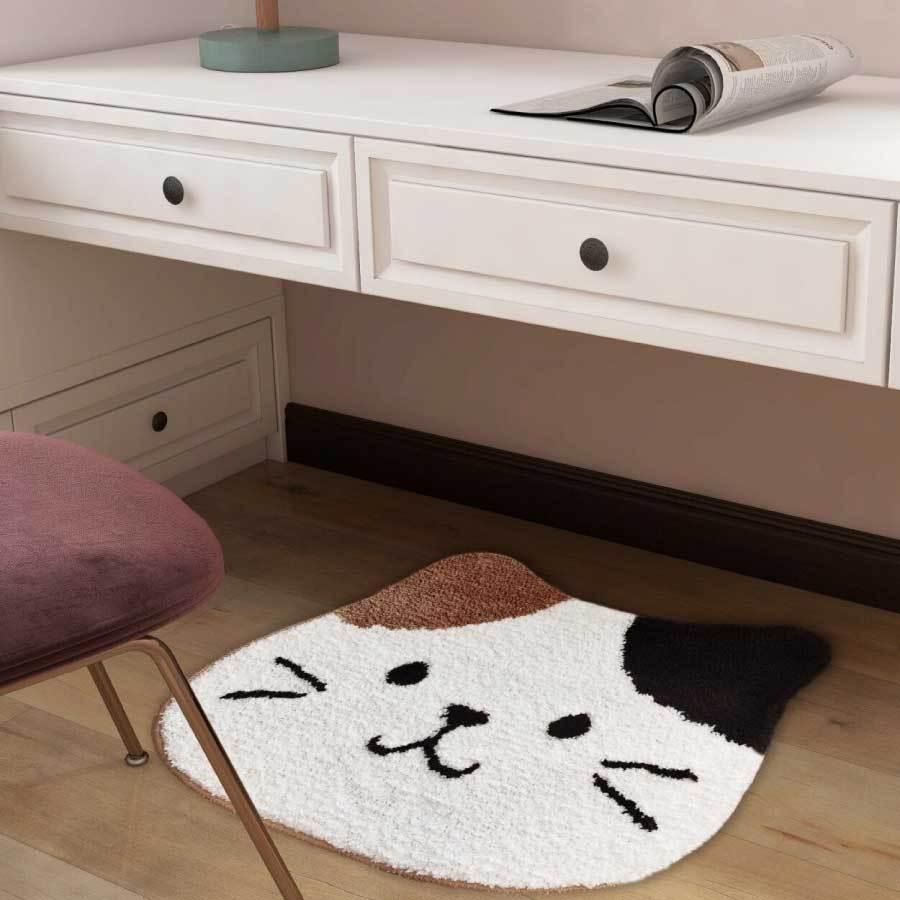 玄関マット 猫 滑り止め 洗面所 耐磨耗性 業務用 かわいい 洗える