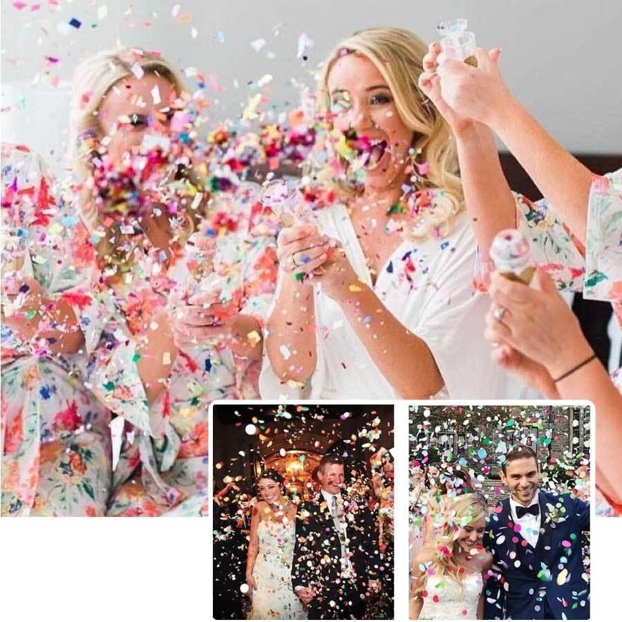 クラッカー 紙吹雪 紙ふぶき 6本セット プロポーズ 結婚式 誕生日 ウエディング パーティー イベント フラワーシャワー 可愛い 美しい ロマンチック 送料無料 |  | 01