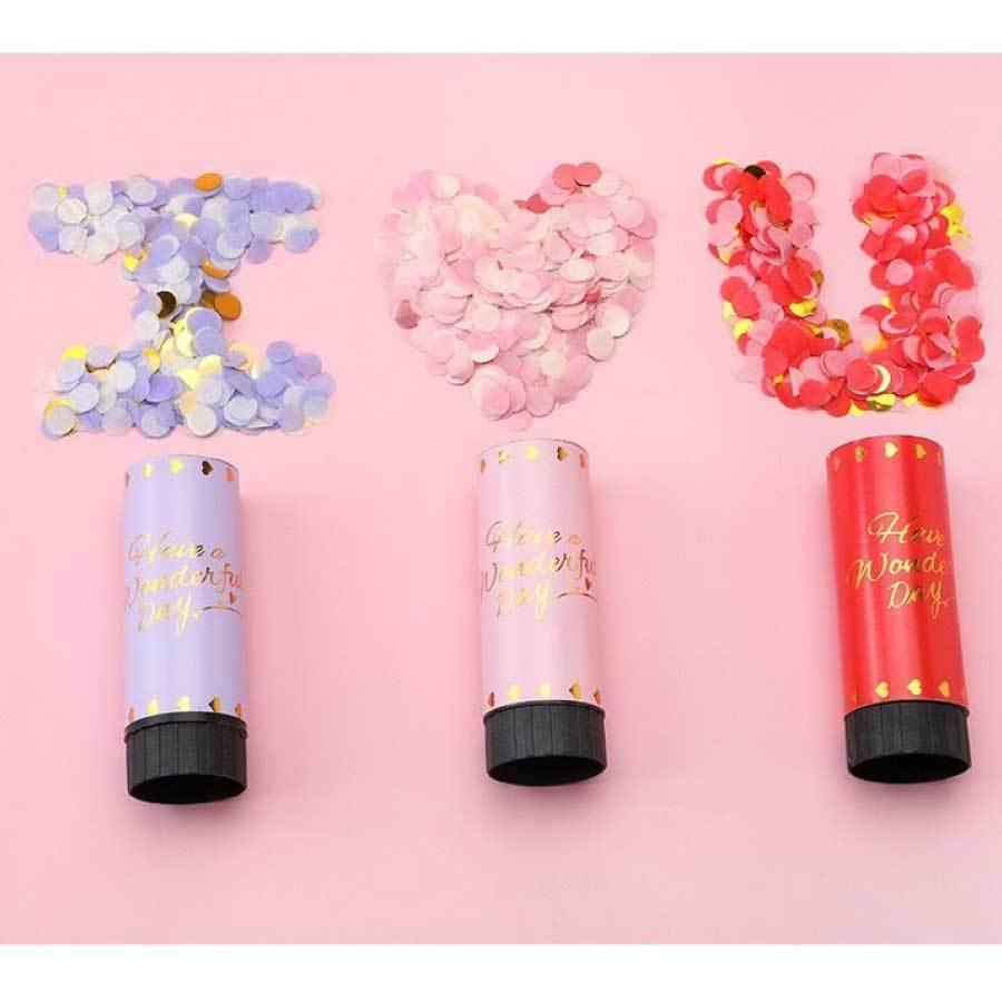 クラッカー 紙吹雪 紙ふぶき 6本セット プロポーズ 結婚式 誕生日 ウエディング パーティー イベント フラワーシャワー 可愛い 美しい ロマンチック 送料無料 |  | 06