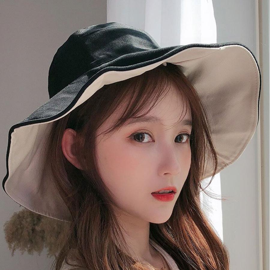 帽子 ハット 紐つき リバーシブル UVカット 脱げにくい 大きめ 紫外線対策 レディース クリックポスト 送料無料 |  | 05