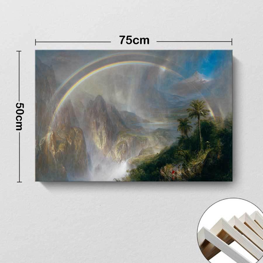 フレデリック・エドウィン・チャーチ 熱帯地方の雨季 75cm×50cm フレデリック・エドウィン・チャーチ 熱帯地方の雨季 75cm×50cm