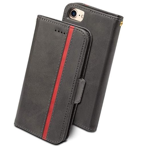 iPhone SE2 ケース 手帳型 ブラック 16ストアRAND 通販 Yahoo!ショッピング