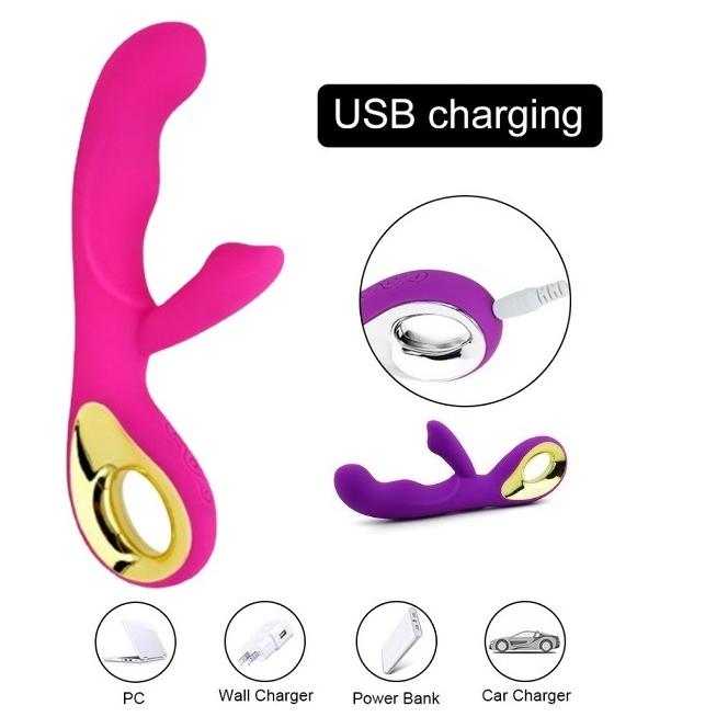 休日 ハンディマッサージャー マッサージ器 電マ ローター バイブ USB 充電式2 ハンディーマッサージャー 電マ バイブ ローター 電動マッサージ p0c
