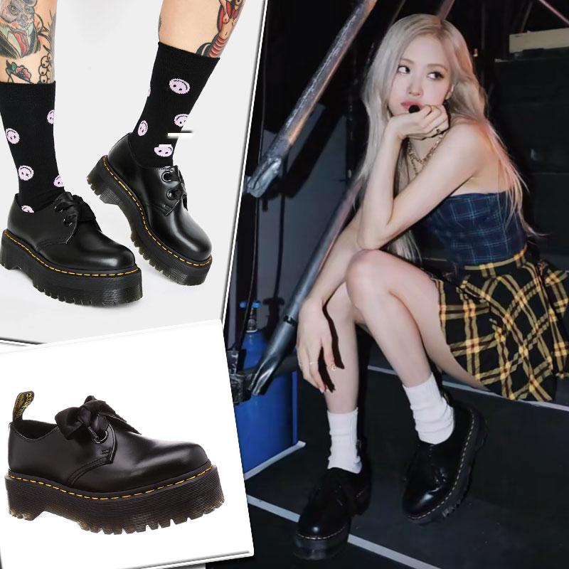 注目の福袋をピックアップ シューズ ドクターマーチン Dr Martens Rose マーチン 靴 黒 ブラック レディース メンズ シューズ 厚底 ギブソン 2ホール 1461 その他ブーツ サイズ Uk2 5 22 5cm