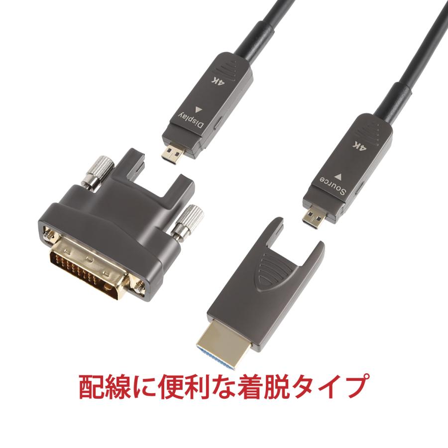 DVI 光ケーブル 15m 【公式通販】