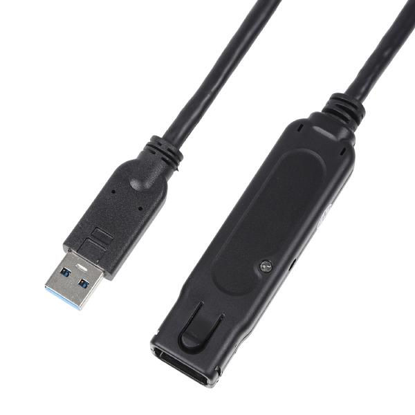 USBケーブル USB3.2 Gen2 タイプAオス-タイプAメス 5m アクティブ延長ケーブル(データのみ対応) US3AMAF050 【在庫品】【送料無料】 | 