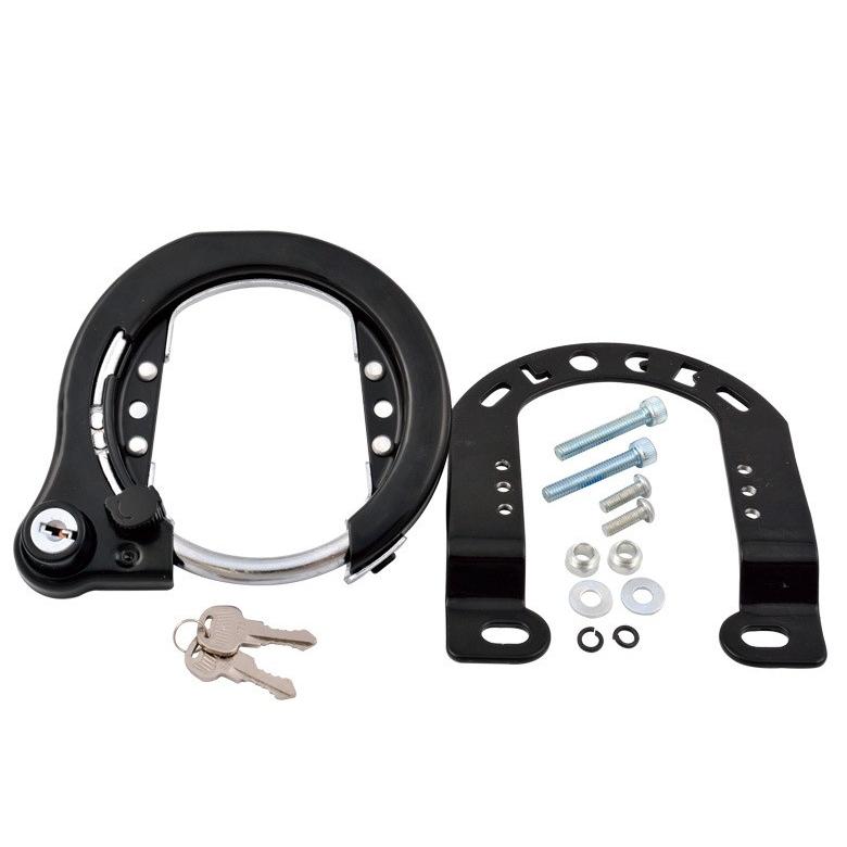 GORIN(ゴリン) GR-920 Vブレーキ対応 後輪リング錠 ブラック : スター