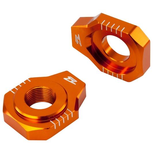 ZETA ZETA(ジータ) リヤアクスルブロック ORANGE KTM SX/SXF- 12 85SX