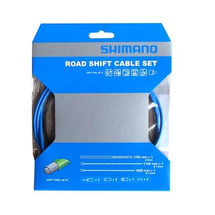 SHIMANO シフトケーブルセット オプティスリック ROAD ブルー Y60198070
