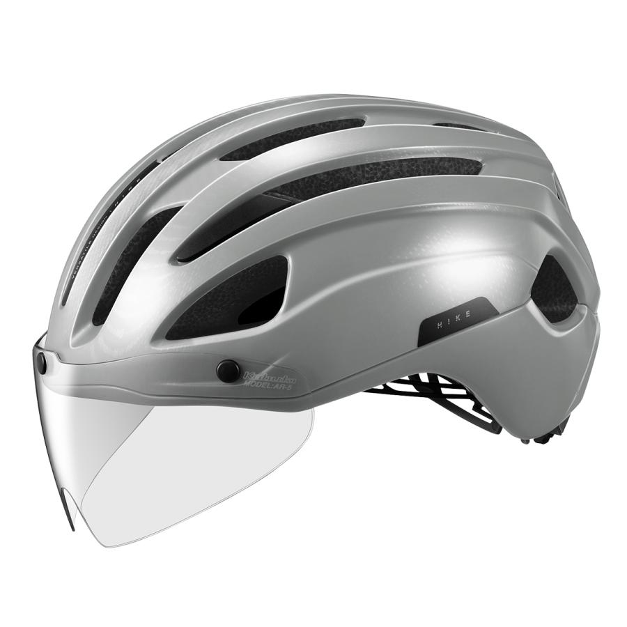 OGK ハイク(HIKE) ヘルメット グレー L/XL(59-61cm) OGK Kabuto（オージーケーカブト） OGK ハイク(HIKE) ヘルメット