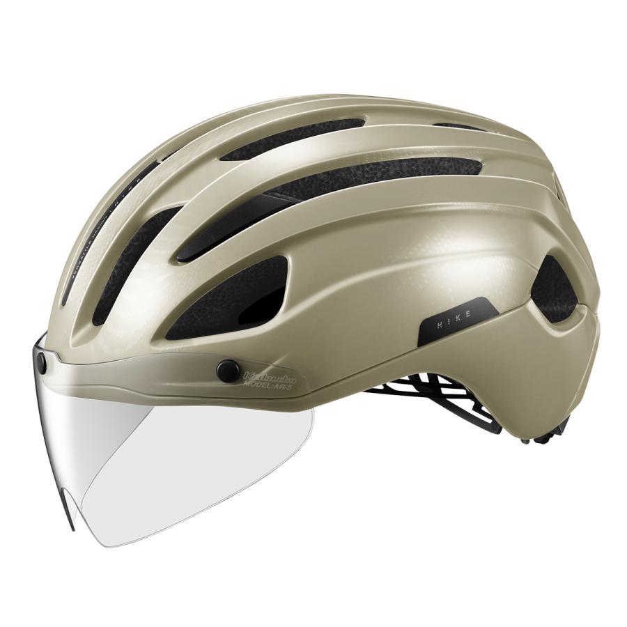 OGK ハイク(HIKE) ヘルメット サンド S/M(55-58cm) OGK Kabuto（オージーケーカブト） OGK ハイク(HIKE) ヘルメット