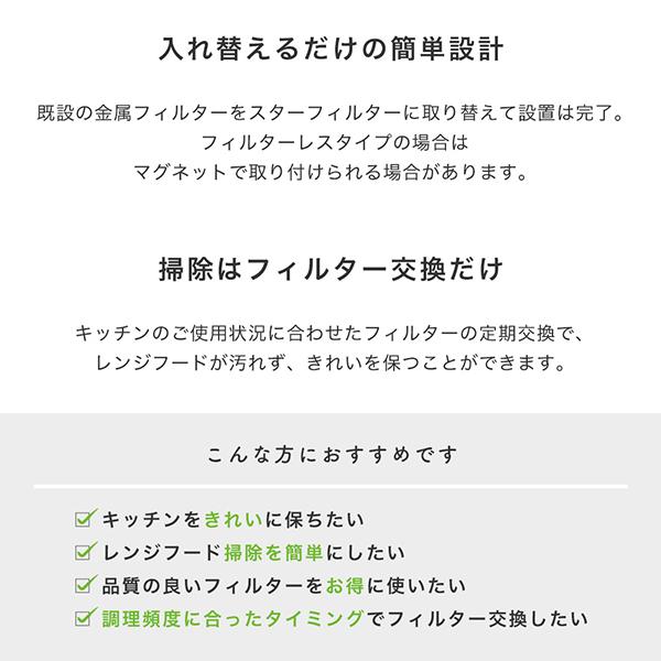 換気扇フィルター スターフィルター レンジフードフィルター 換気扇フィルター スターフィルター レンジフードフィルター