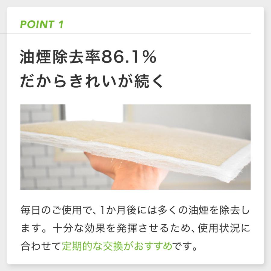 換気扇フィルター スターフィルター レンジフードフィルター スターターセット  枠1枚+フィルター2枚 通気性良く長持ち 不燃 厚手 ガラス繊維 | スターフィルター | 11