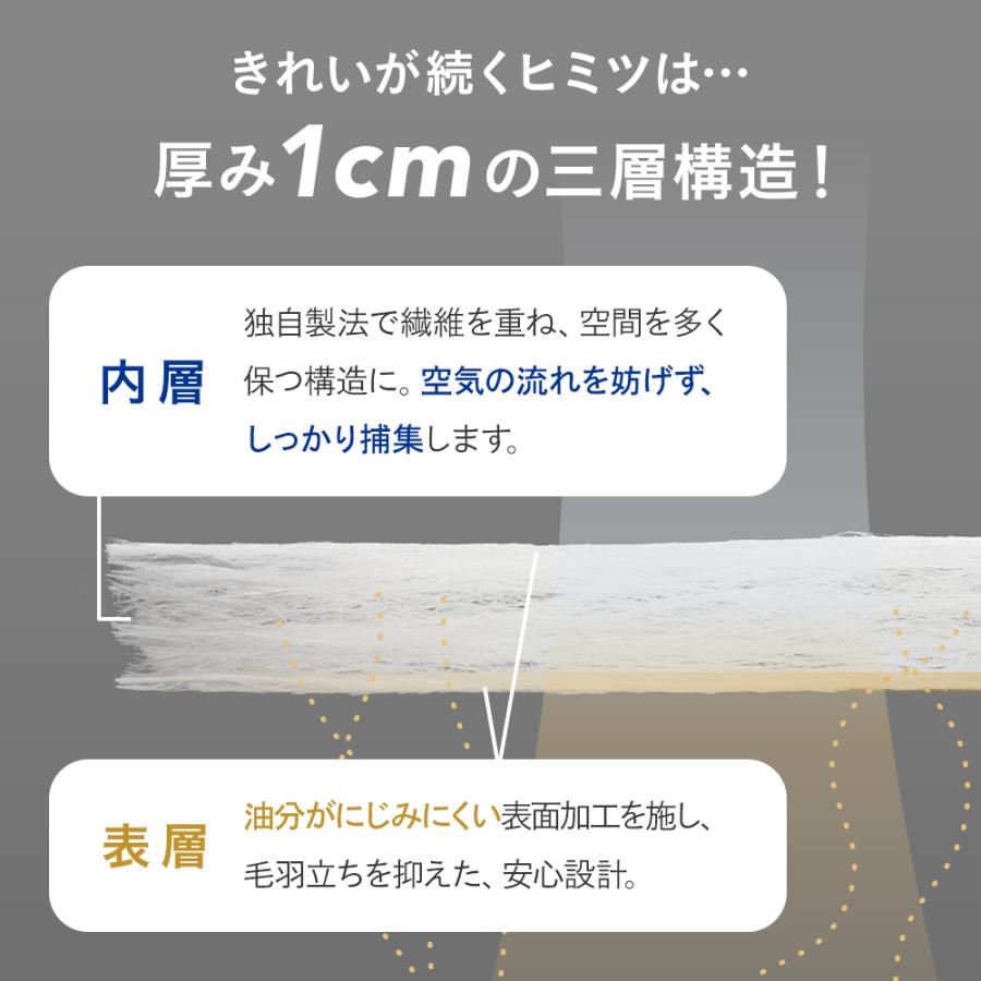 換気扇フィルター スターフィルター レンジフードフィルター スターターセット  枠1枚+フィルター2枚 通気性良く長持ち 不燃 厚手 ガラス繊維 | スターフィルター | 13