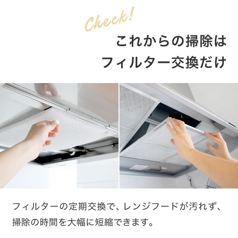換気扇フィルター スターフィルター レンジフードフィルター スターターセット  枠1枚+フィルター2枚 通気性良く長持ち 不燃 厚手 ガラス繊維 | スターフィルター | 09