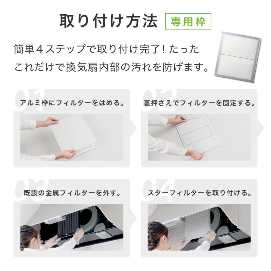 換気扇フィルター スターフィルター レンジフードフィルター