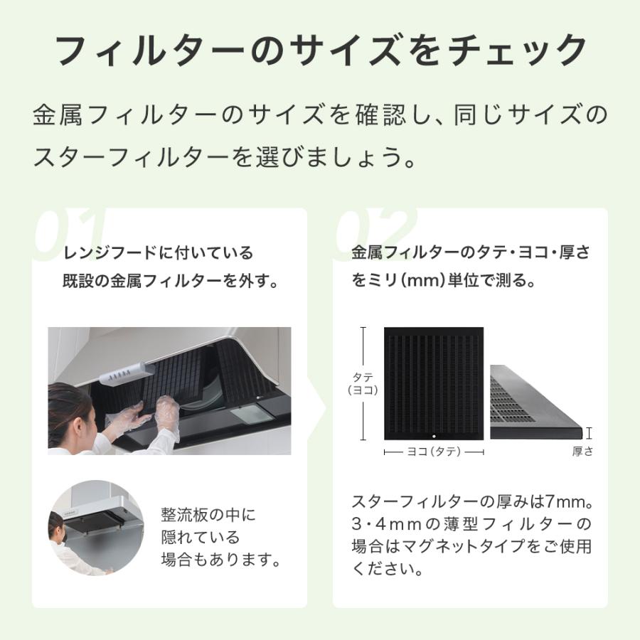 換気扇フィルター スターフィルター レンジフードフィルター