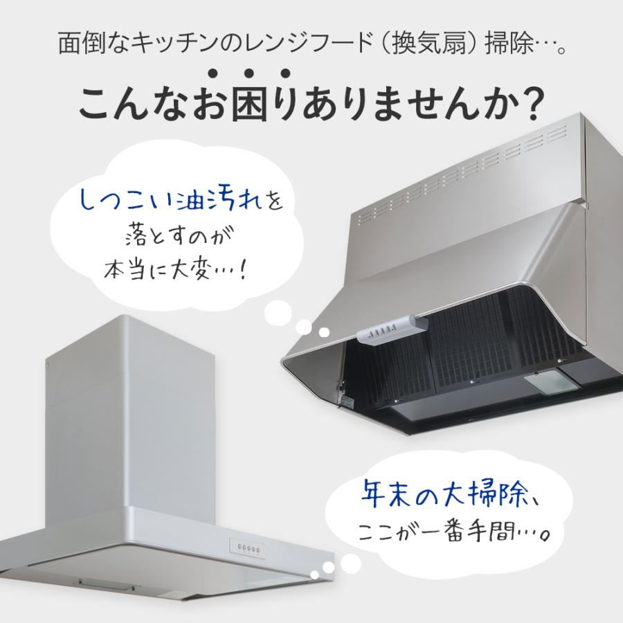 換気扇フィルター スターフィルター レンジフードフィルター スターターセット 枠3枚+フィルター6枚 通気性良く長持ち 不燃 厚手 ガラス繊維 | スターフィルター | 09